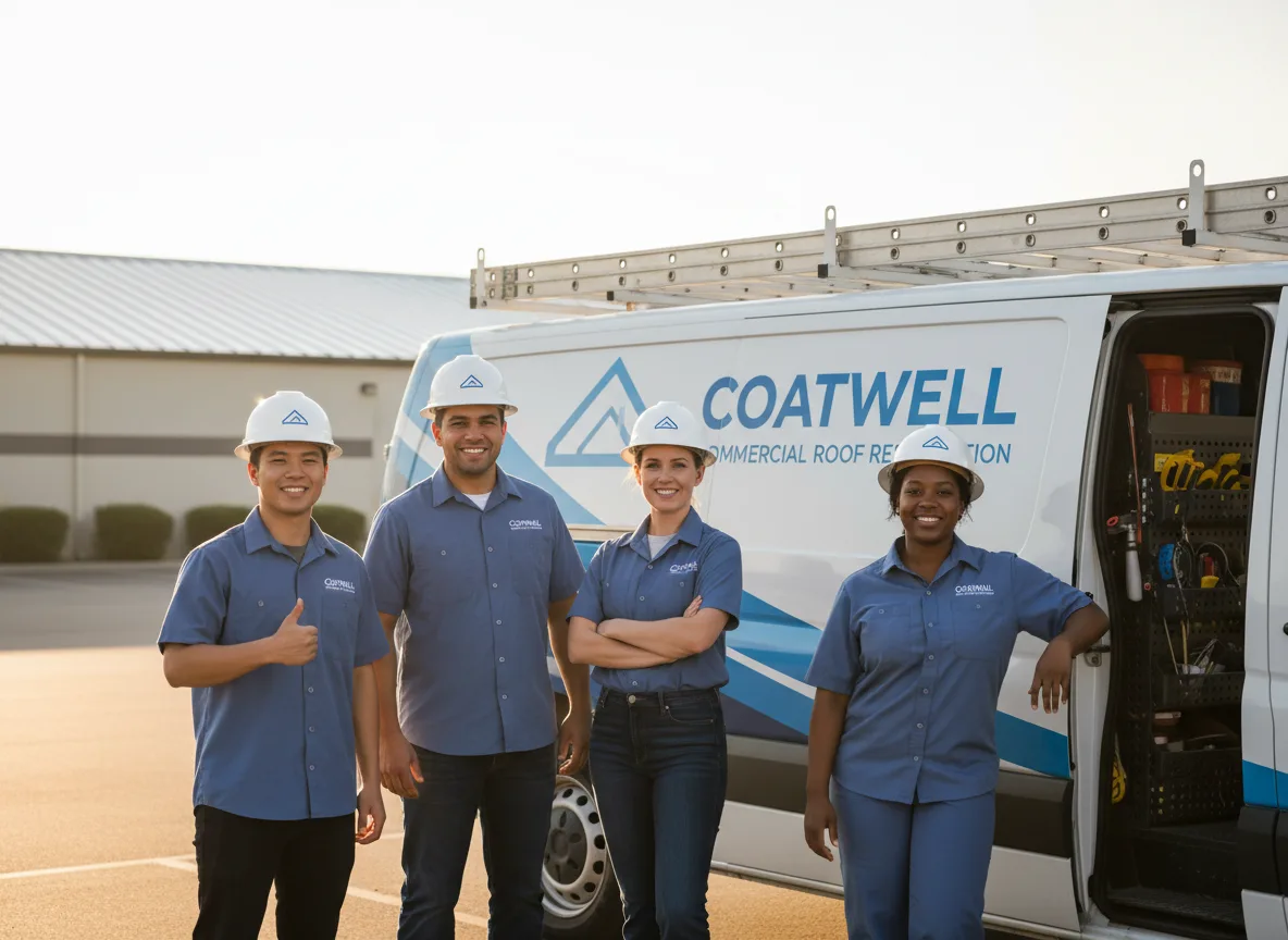Commercial roof coating company in Tynan, TX