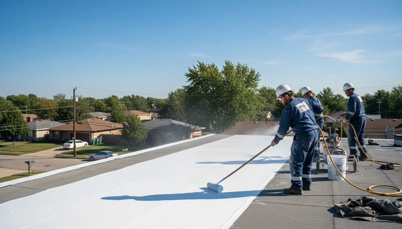 Commercial roof coating in Tynan, TX near me